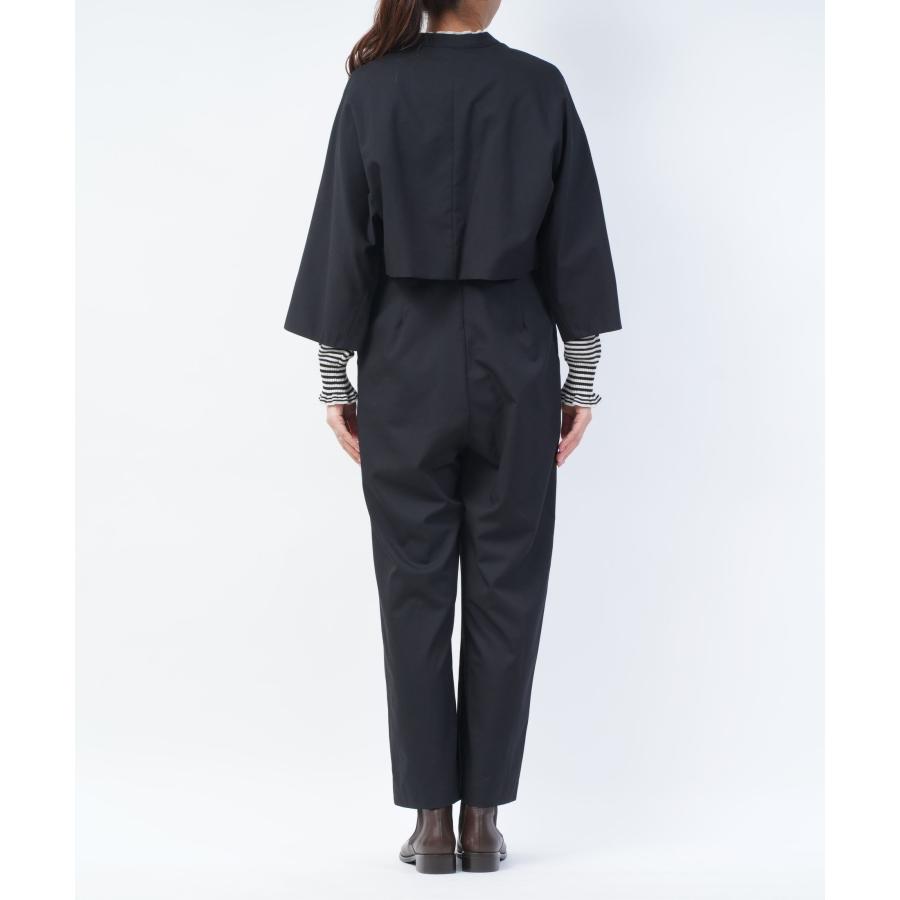 CHIGNON / ショートジャケット付コンビネゾン/セットアップ/FREE/ポリエステル/BLK/3436-496KK CHIGNON（シニヨン） ショートジャケット付 コンビネゾン レディース