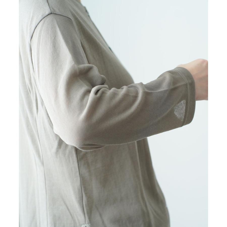 PUPULA（ププラ） コットンナイロン ツイストガーゼ カーデイガン