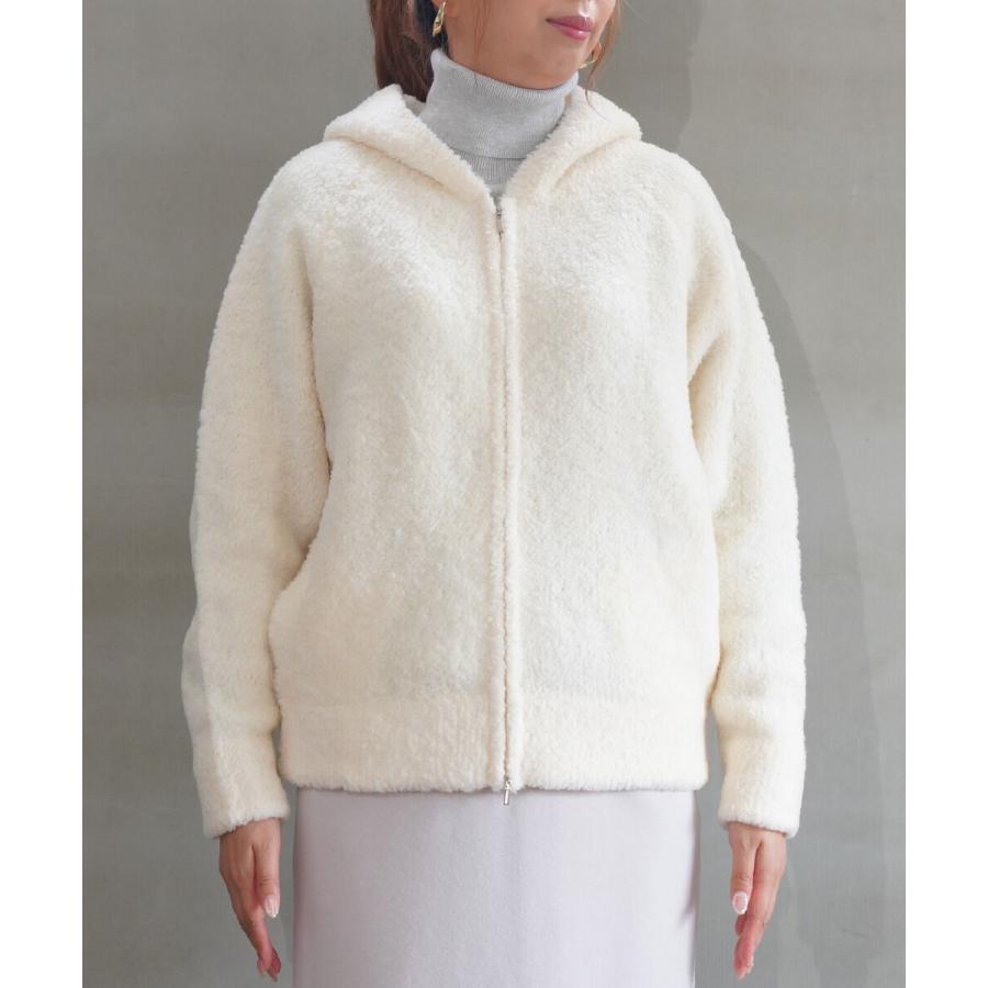 PUPULA（ププラ） ビションボア ドルマンパーカ フーディ レディース