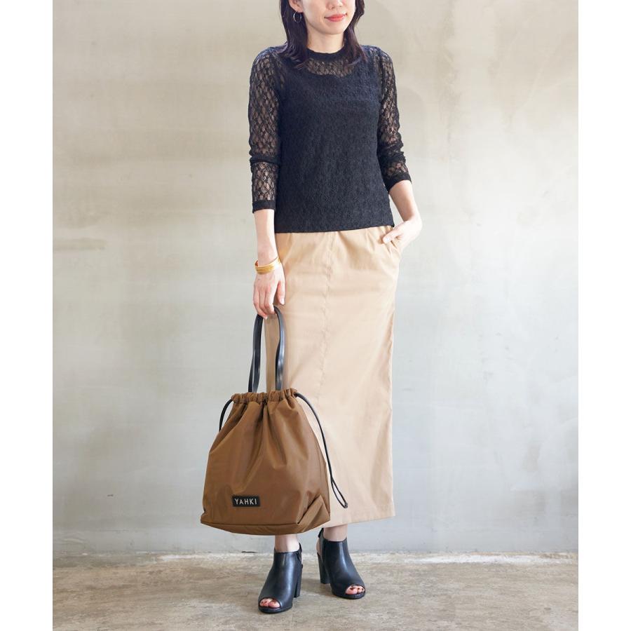 PUPULA ププラ フラワーラッセルレース 長袖 クルーネック プル