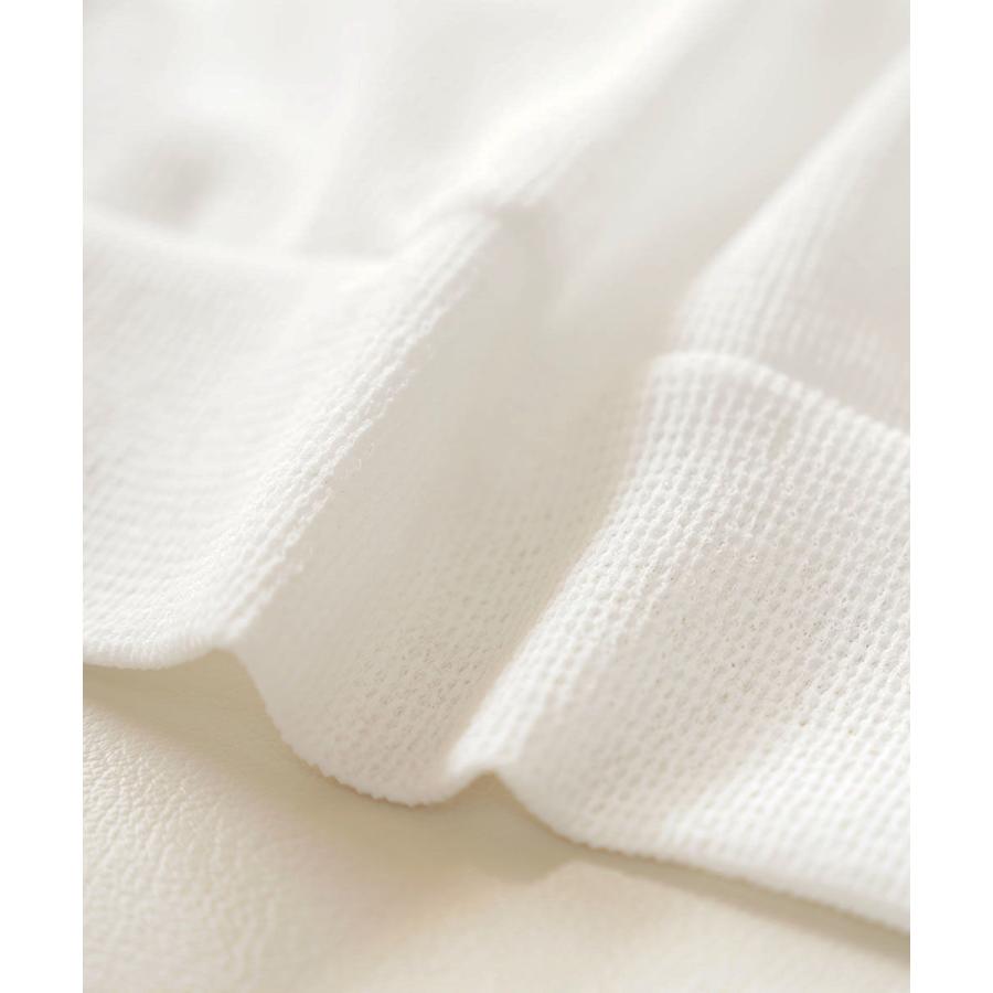 PUPULA（ププラ） ランダムワッフル 7分袖 プルオーバー PUPULA 2025