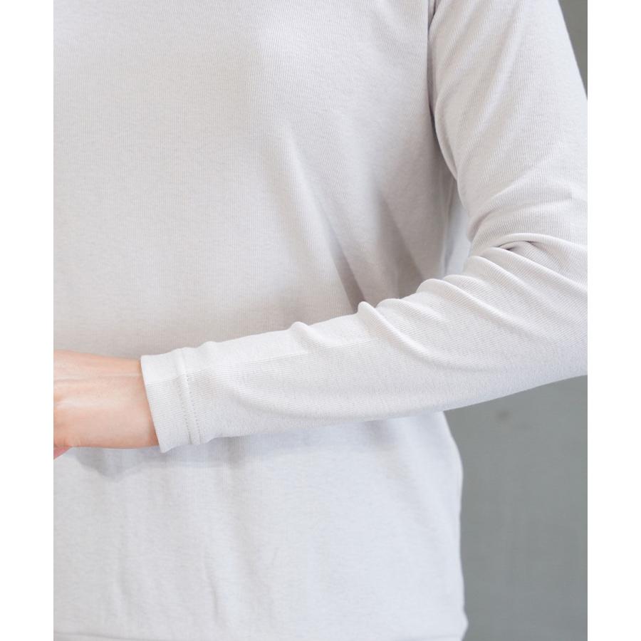 PUPULA（ププラ） コットンカシミアストレッチジャージィプルオーバー