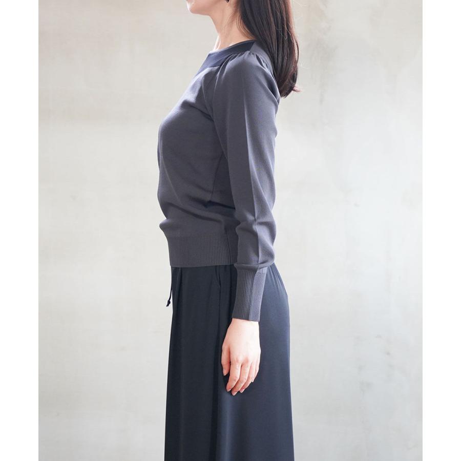 ププラ レーヨン混 ミラノリブニット クルーネックプルオーバー PUPULA 359307 国内正規品 2025秋冬新作 送料無料 PUPULA（ププラ） レーヨン混 ミラノリブニット クルーネックプル