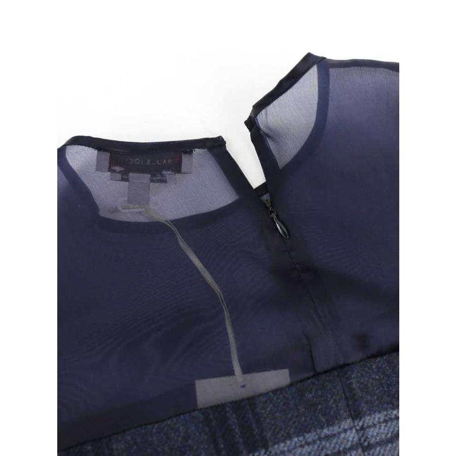 PAUL&JOE SISTER(ポール＆ジョー シスター) チェック柄 オーガンジー切替半袖 プルオーバーブラウスICARE TOP・36151176    レディース 女性 誕生日プレゼント ギフト 正規品 新品 PAUL&JOE（ポール＆ジョー） PAUL&JOE SISTER(ポール＆ジョー シスター