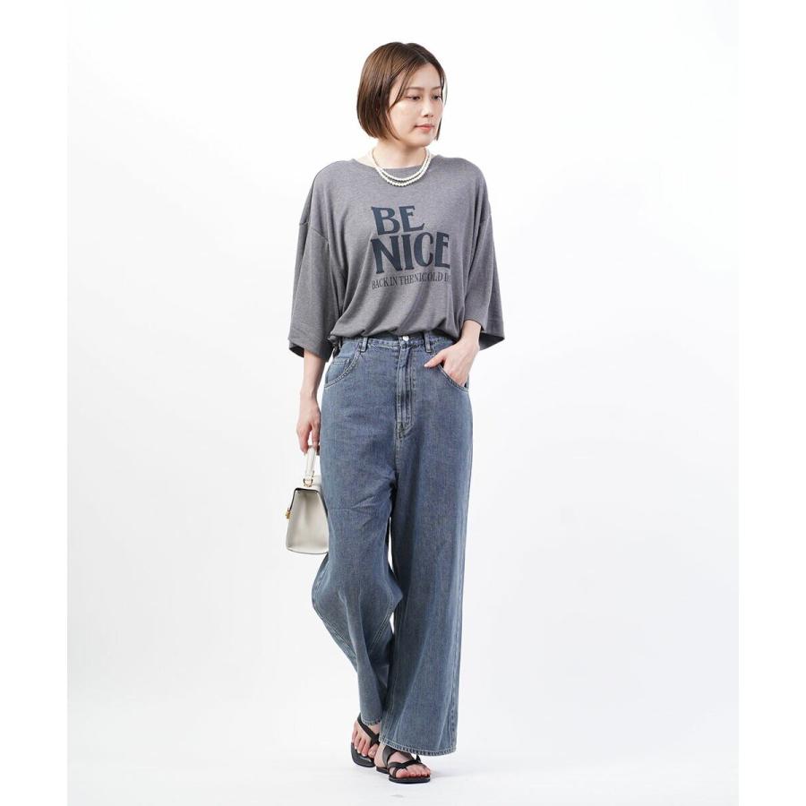 シニヨン シンチバック デニムワイドパンツ CHIGNON レディース シニヨン シンチバック デニムワイドパンツ CHIGNON レディース
