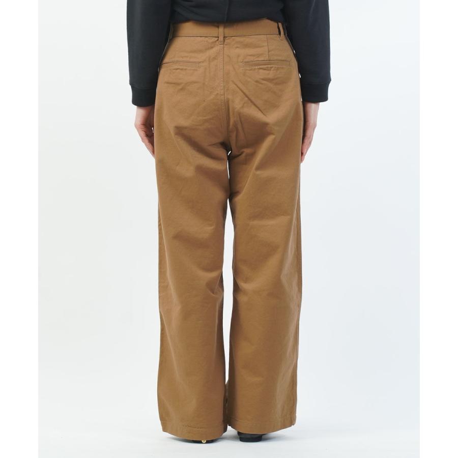 アッパーハイツ ベルト付き チノワイドパンツ BELT CHINO upper hights