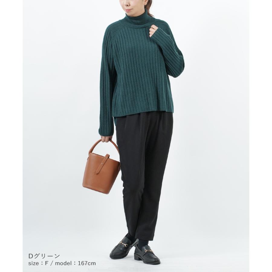 mizuiroind（ミズイロインド） タートルネックプルオーバー ニット