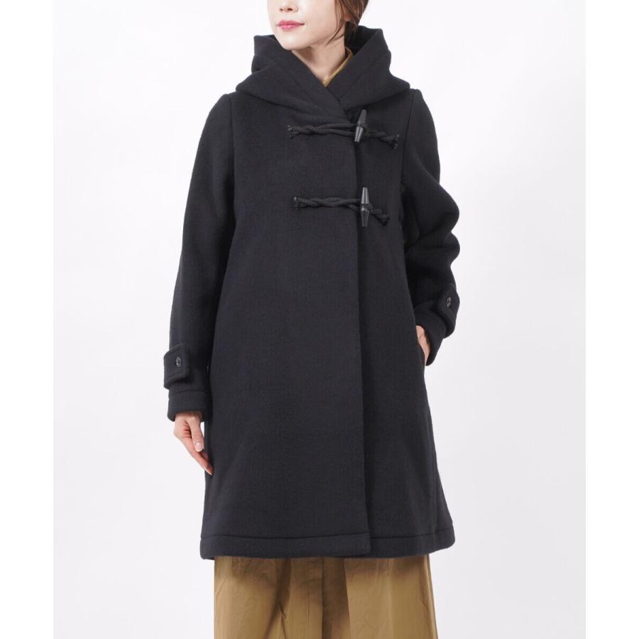 美品】ミズイロインド レディース トグル ダッフルコート ロング 美品】ミズイロインド レディース トグル ダッフルコート ロング