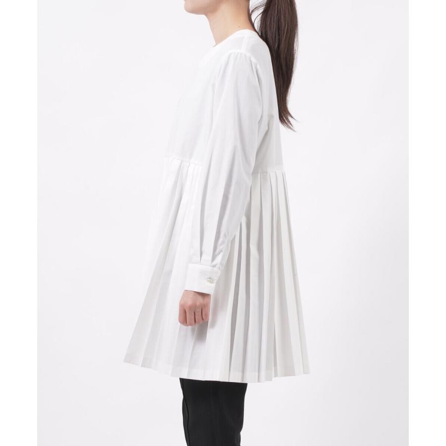 ミズイロインド プリーツシャツ プルオーバーシャツ mizuiro ind