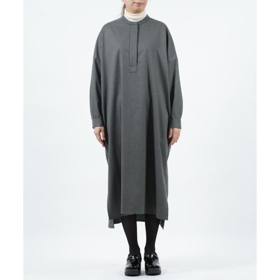 未使用　ミズイロインド　サイドスリットワンピース　ストレッチ　ロングワンピース SALE ミズイロインド ロングワンピース スリットワンピース mizuiro