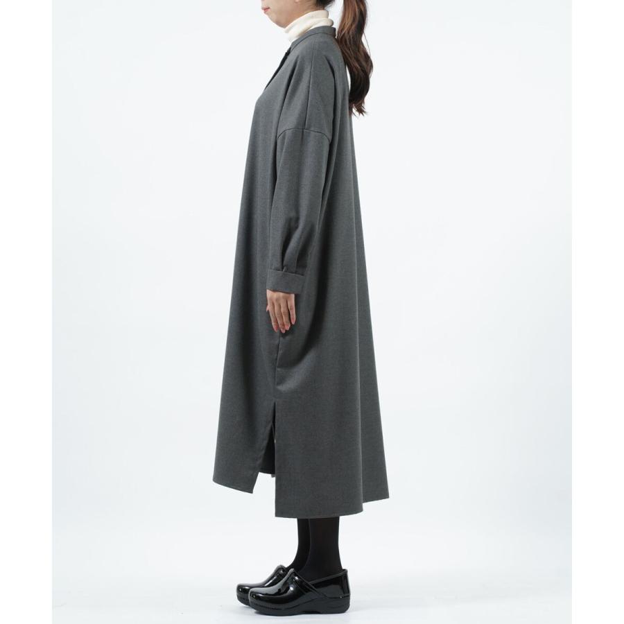 未使用　ミズイロインド　サイドスリットワンピース　ストレッチ　ロングワンピース SALE ミズイロインド ロングワンピース スリットワンピース mizuiro