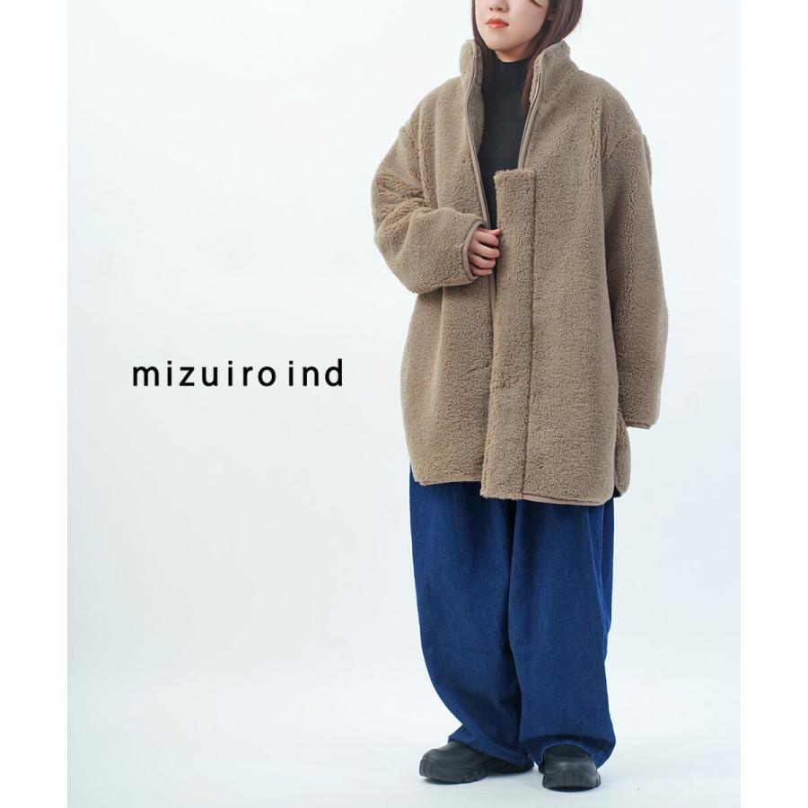 ミズイロインド ボアブルゾン mizuiro ind レディース 国内正規品 爆買