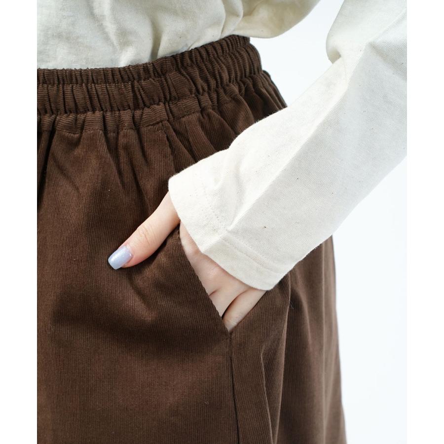 ミディウミ コーデュロイコクーンパンツ Midi-Umi 2025秋冬新作