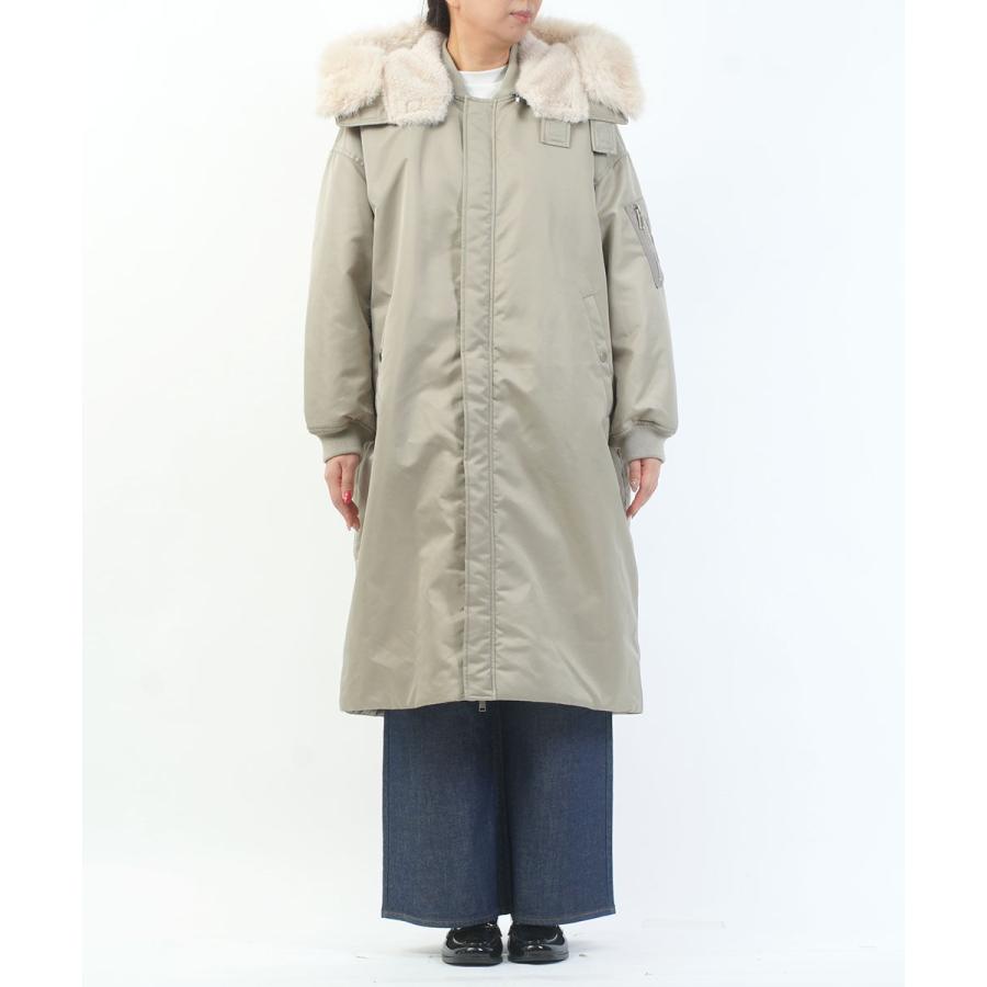 upper hights / THE U-2 LONG/コート/1/ナイロン/KHK アッパーハイツ THE U-2 LONG HOODIE ザ ユーツー ロング フーディー