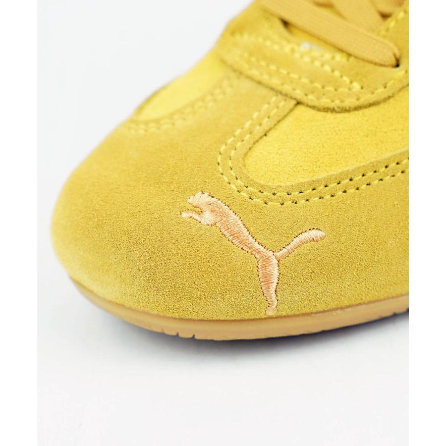 新品未使用PUMA スピードキャット イエロー スニーカー25cm PUMA】話題のSPEEDCAT！新色くすみイエローでカラースニーカーコーデに