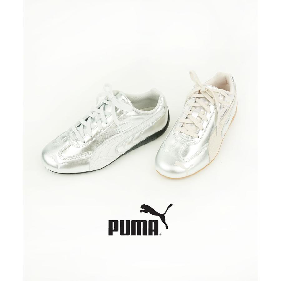 プーマ ウィメンズ スピードキャット シルバー スニーカー PUMA 2026春