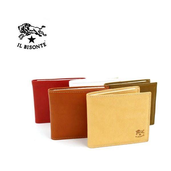 イルビゾンテ 財布 二つ折り財布 IL BISONTE 411853 国内正規品 レディース メンズ 爆買