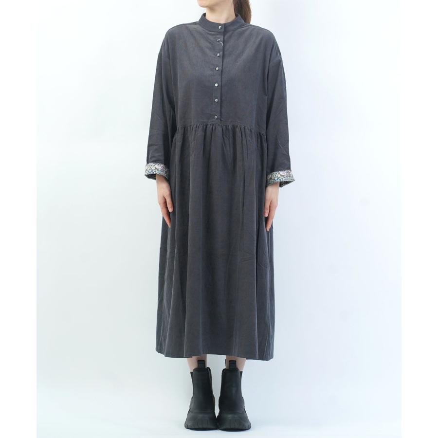 【新品未使用】BALO Libertyワンピース ソソット 細コール袖裏LIBERTYギャザーワンピース sosotto 2025秋冬