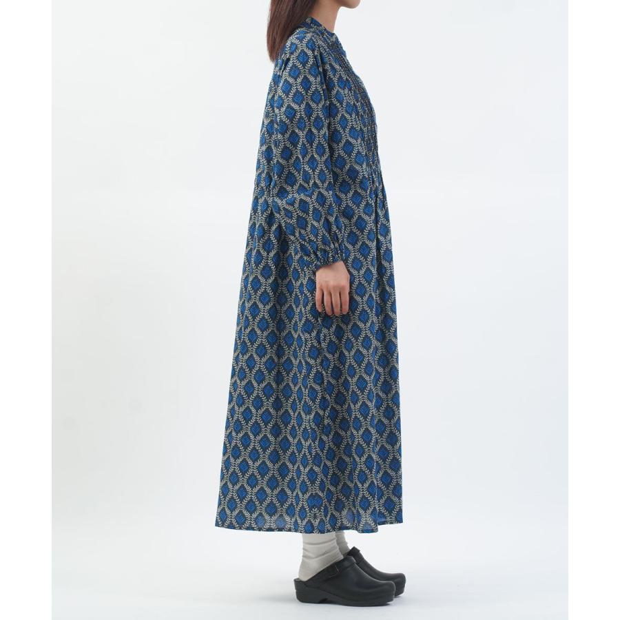 【新品】sosotto ツタ柄細ピンタックウエストドロストワンピース S～M ツタ柄細ピンタックウエストドロストワンピース sosotto ソソット