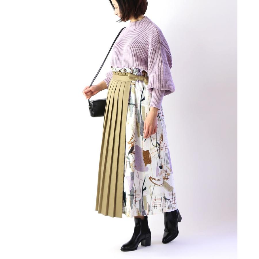 リムアーク チノドッキンスカート プリーツオーバースカート RIM.ARK  