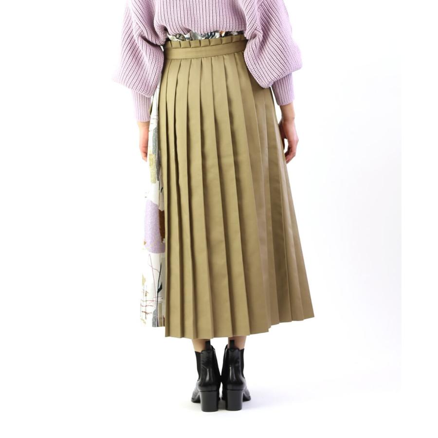 リムアーク チノドッキンスカート プリーツオーバースカート RIM.ARK  