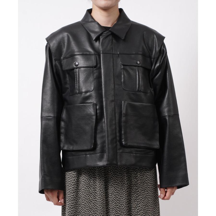リムアーク ライダースジャケット Leather like JK レザーライク リムアーク ライダースジャケット Leather like JK レザーライク