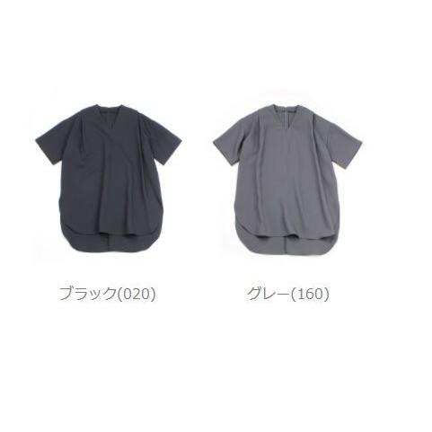 【美品】RIM.ARK カットソー プルオーバー 長袖 F リムアーク プルオーバー カットソー Relax belted tops RIM.ARK