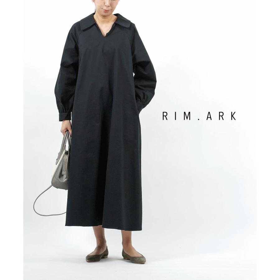 RIM.ARK リムアーク マキシワンピース ロングワンピース シャツ