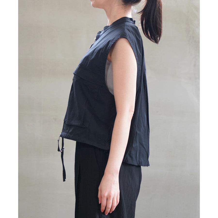 CHIGNONシニヨン　前後2wayショート丈ベスト CHIGNON（シニヨン） ツイード ショートベスト - greige / F