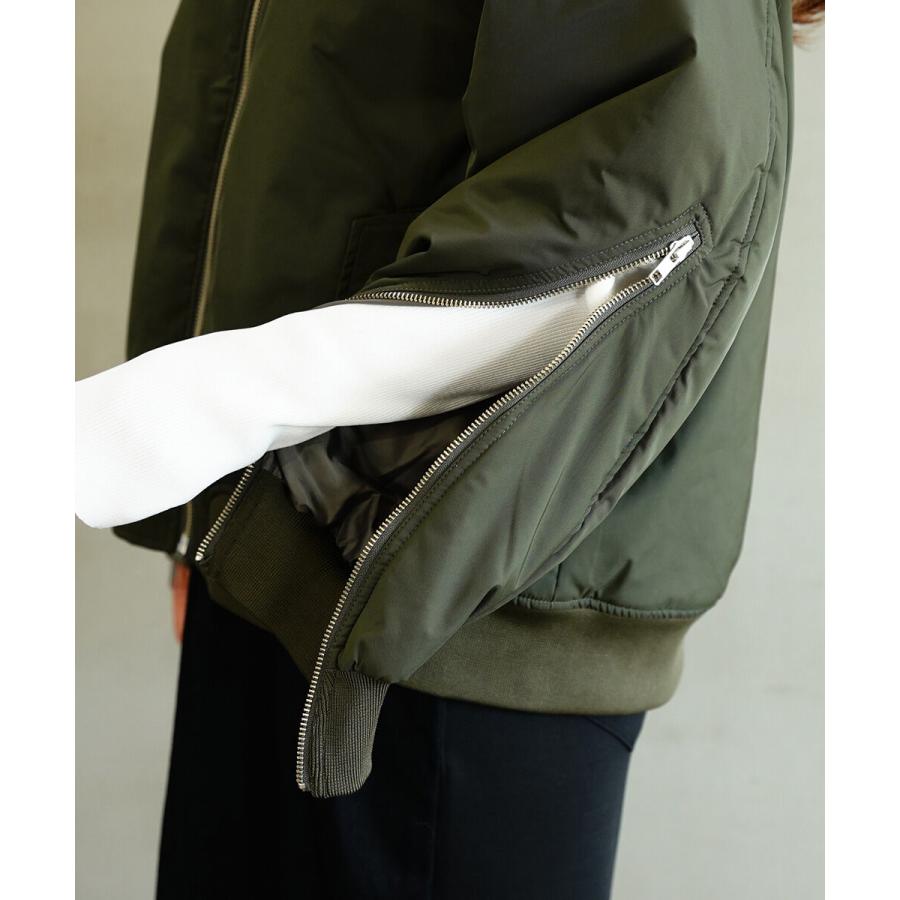 シニヨン ZIPスリーブMA-1ブルゾン CHIGNON レディース 国内正規 シニヨン ZIPスリーブMA-1ブルゾン CHIGNON レディース 国内正規
