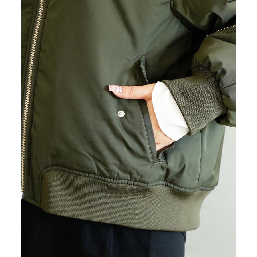 シニヨン ZIPスリーブMA-1ブルゾン CHIGNON レディース 国内正規 シニヨン ZIPスリーブMA-1ブルゾン CHIGNON レディース 国内正規