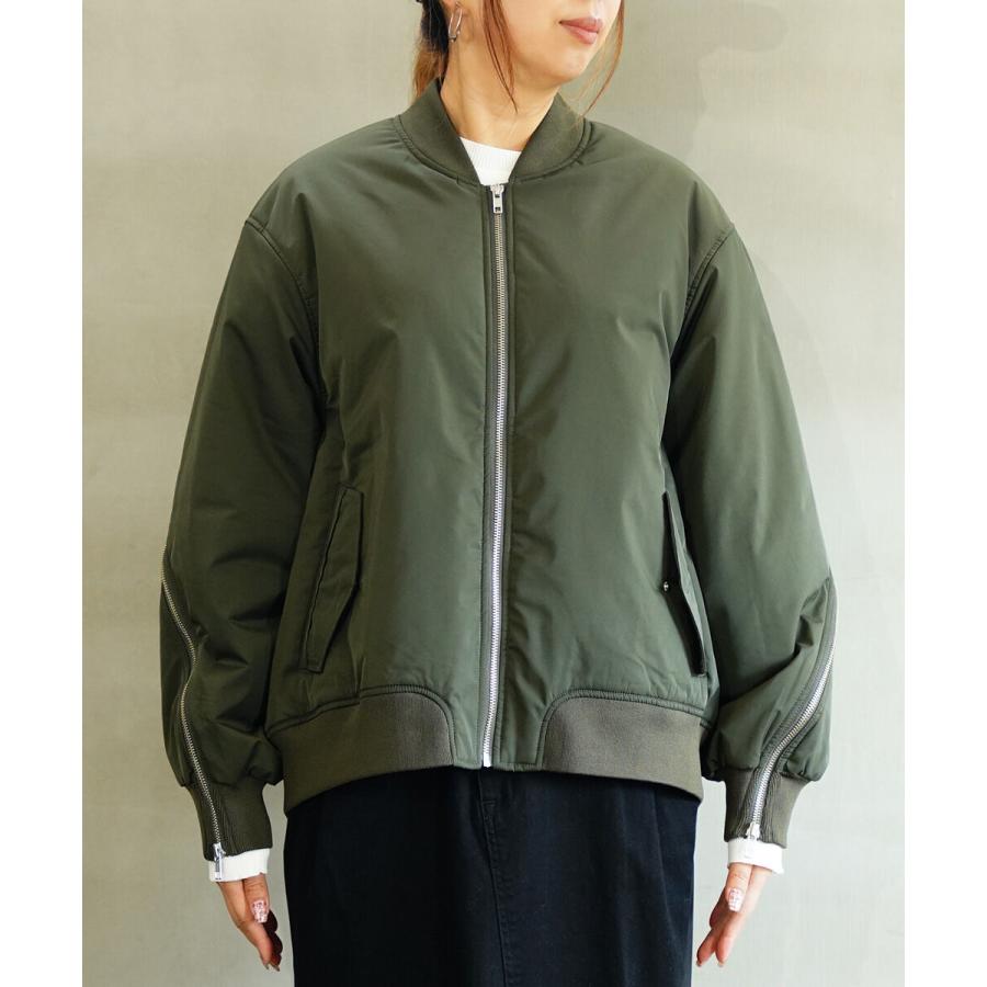 シニヨン ZIPスリーブMA-1ブルゾン CHIGNON レディース 国内正規 シニヨン ZIPスリーブMA-1ブルゾン CHIGNON レディース 国内正規