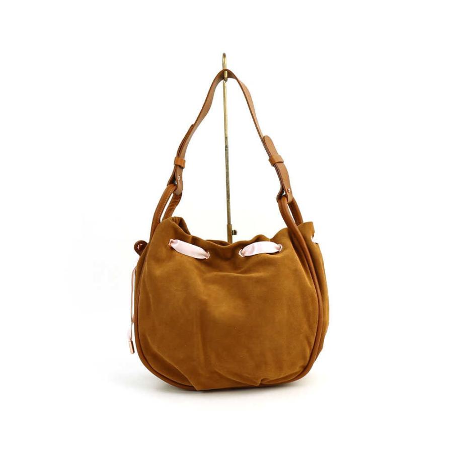 repetto（レペット） スウェード 巾着型 ショルダーバッグ “REVERENCE
