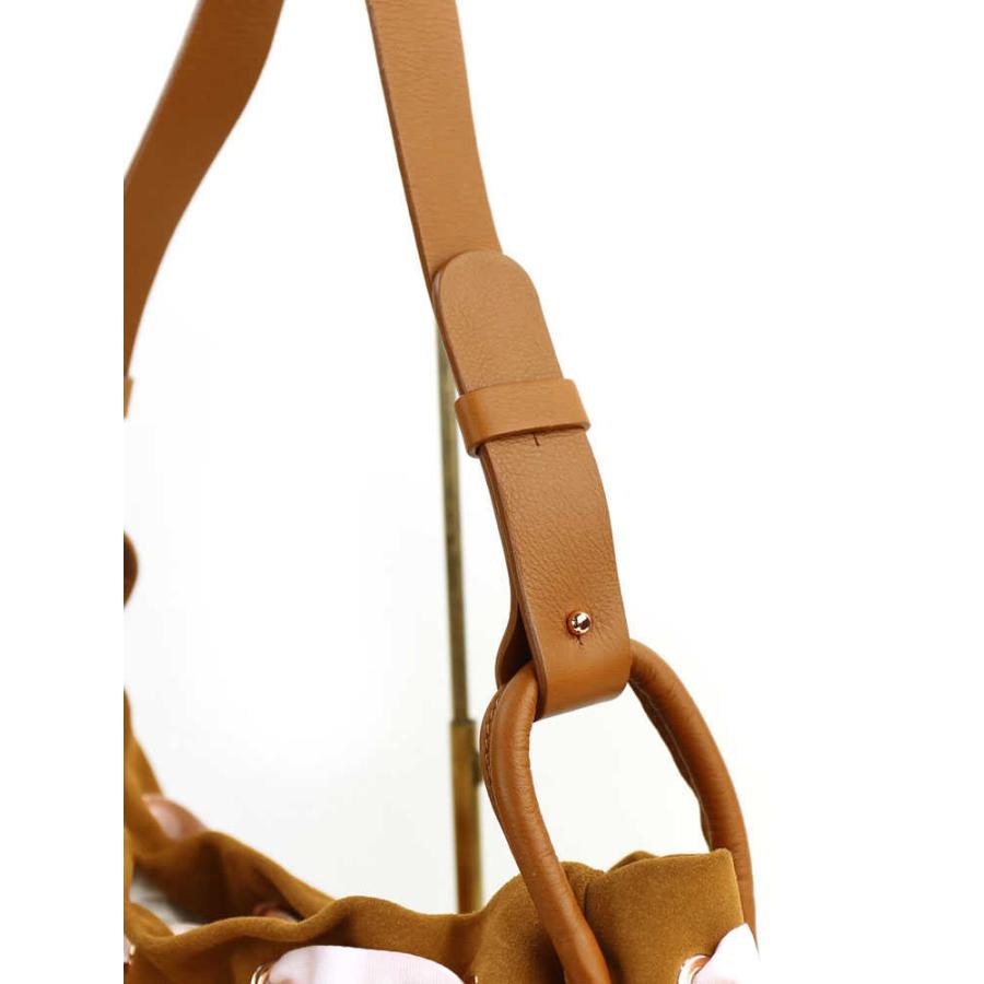 repetto repetto(レペット)スウェード 巾着型 ショルダーバッグ