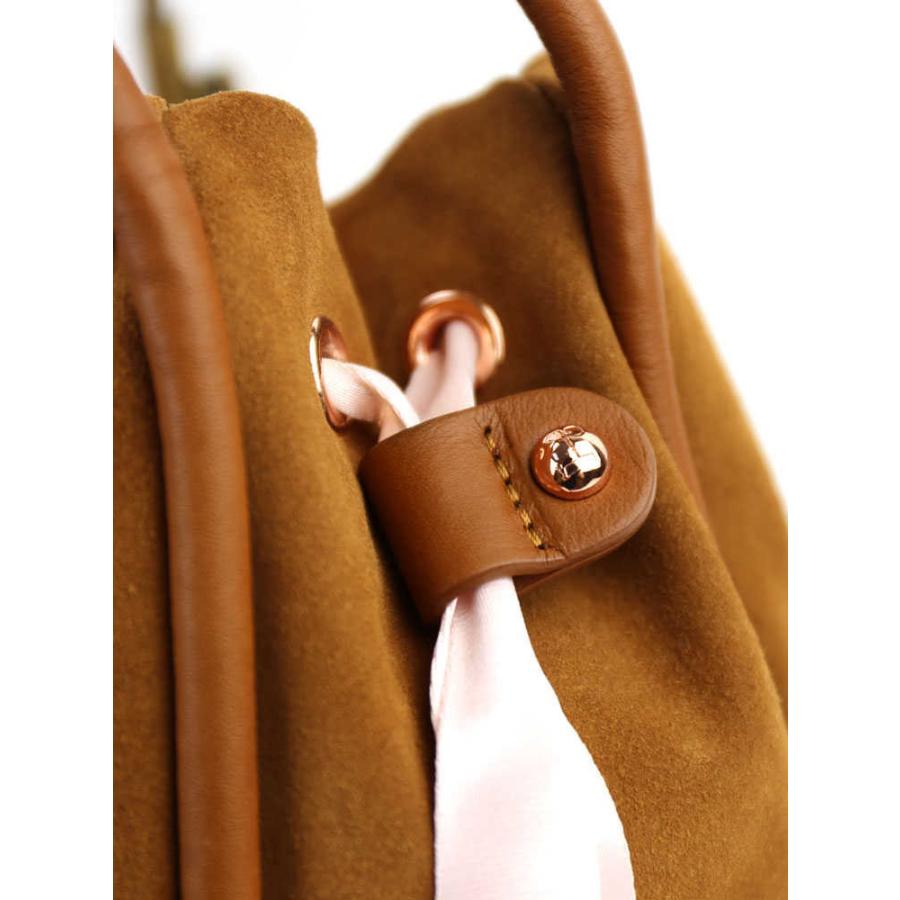 repetto repetto(レペット)スウェード 巾着型 ショルダーバッグ