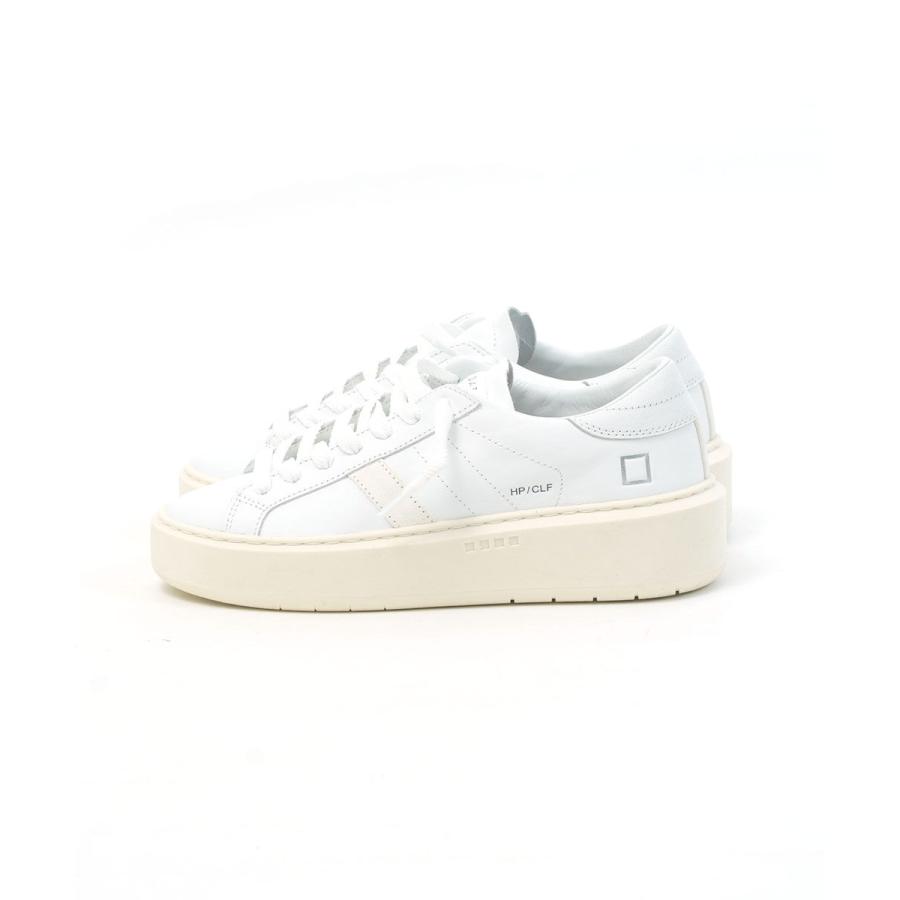 デイト HILL LOW PLATFORM CALF WHITE D.A.T.E. レディース 国内正規品