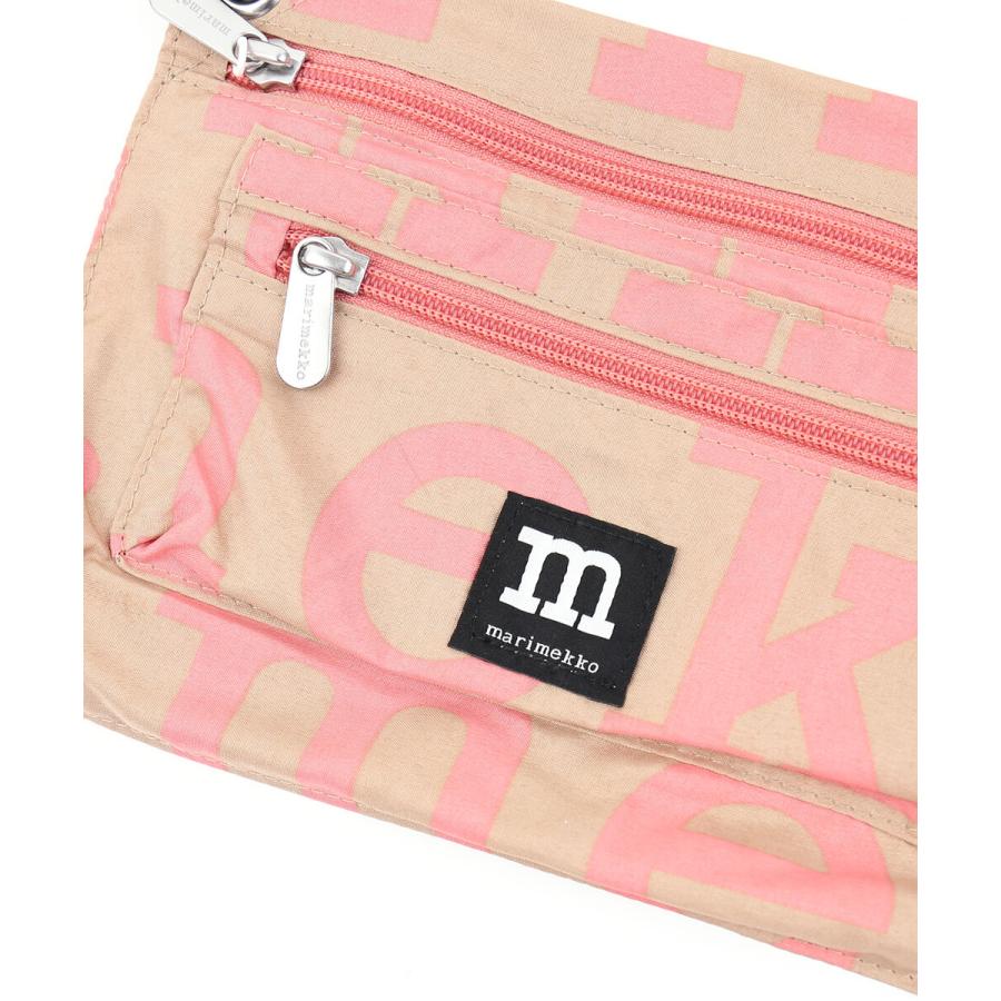 国内正規品 新品 マリメッコ スマート トラベルバッグ ショルダーバッグ ピンク 国内正規品 新品 marimekko マリメッコ Logo Smart TRAVELBAG マリロゴ