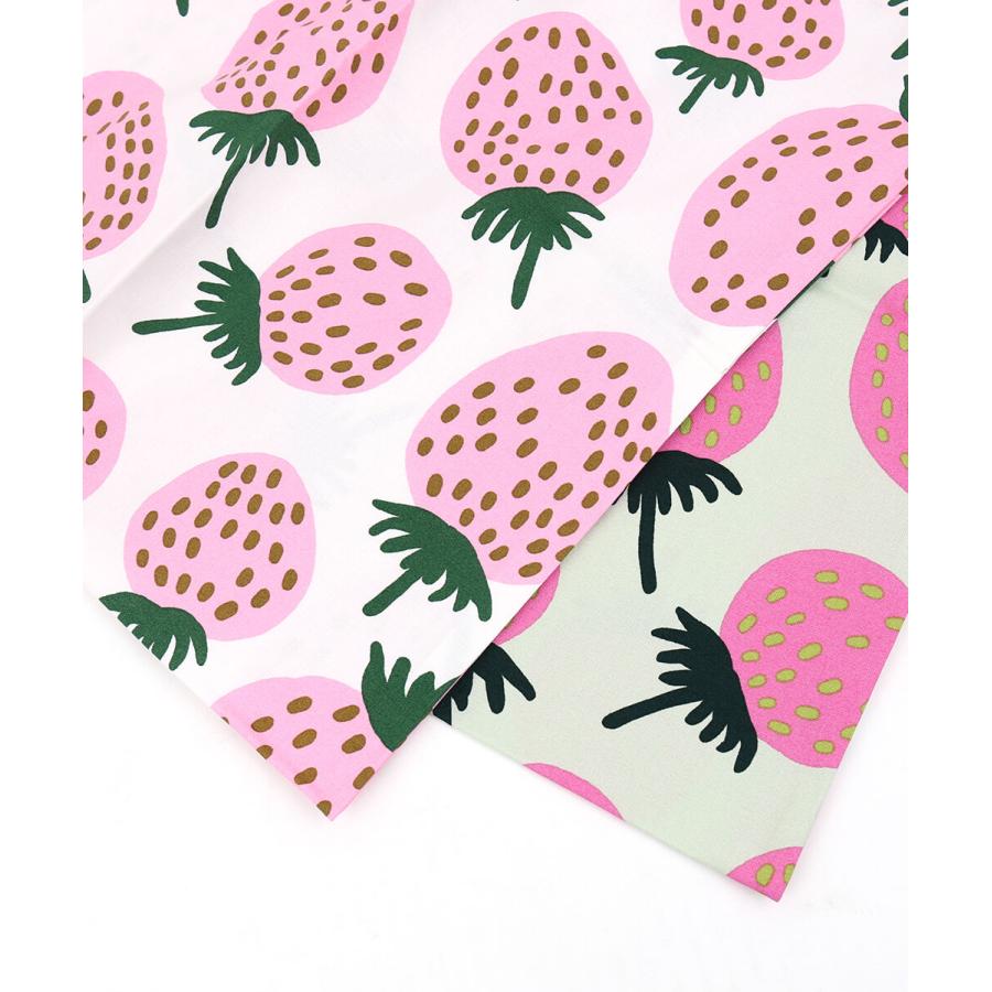 マリメッコ マンシッカ バッグ Marimekko - Mansikka ファブリックバッグ マンシッカ いちご柄 トート