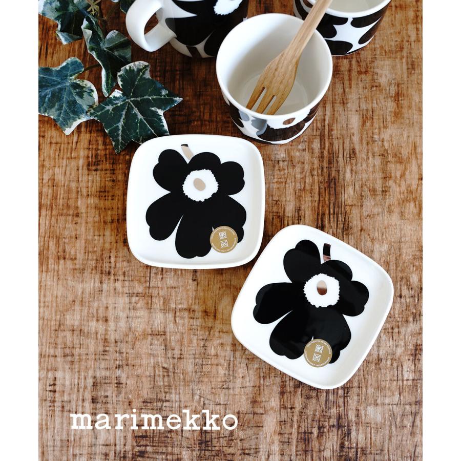 marimekko マリメッコ スクエアプレート UNIKKO PLATE 10×10CM marimekko マリメッコ スクエアプレート UNIKKO PLATE 10×10CM