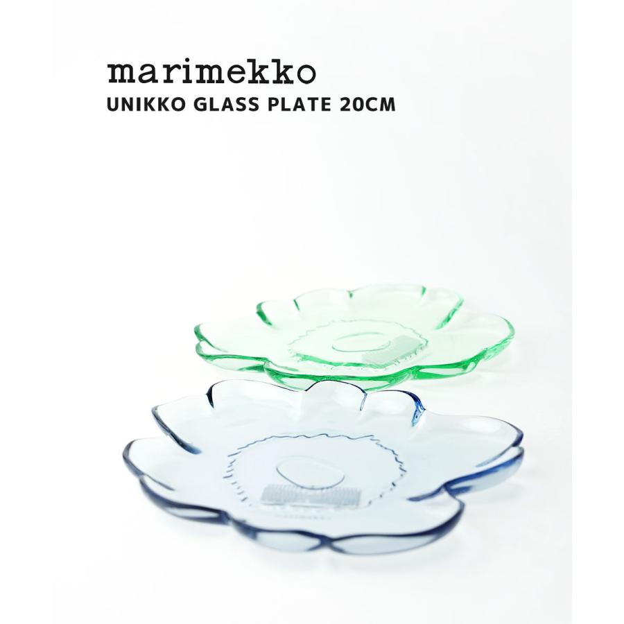 marimekko（マリメッコ） UNIKKO GLASS PLATE 20CM marimekko 2026春夏