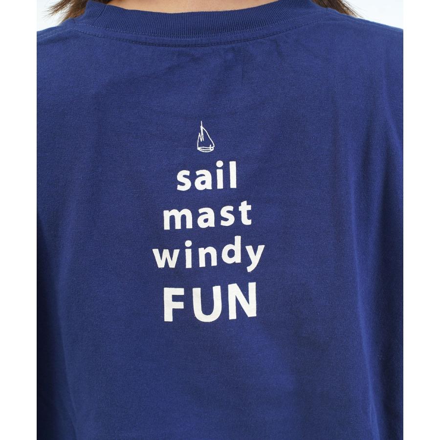 【タグ付き新品】快晴堂 海上がりTシャツ 快晴堂 - 海上がりGirl's-T・WIDE FIT／『OCEAN』柄 ワイドTシャツ