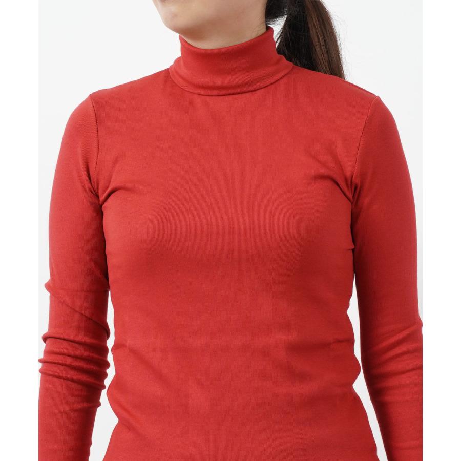 PUPULA（ププラ） カットソー デジタルリブ タートルネックカットソー