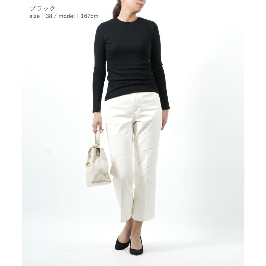 PUPULA（ププラ） カットソー デジタルリブ クルーネックカットソー