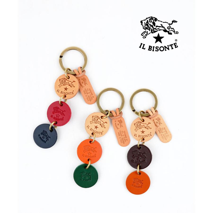 IL BISONTE（イルビゾンテ） レザーチャーム キーホルダー レディース