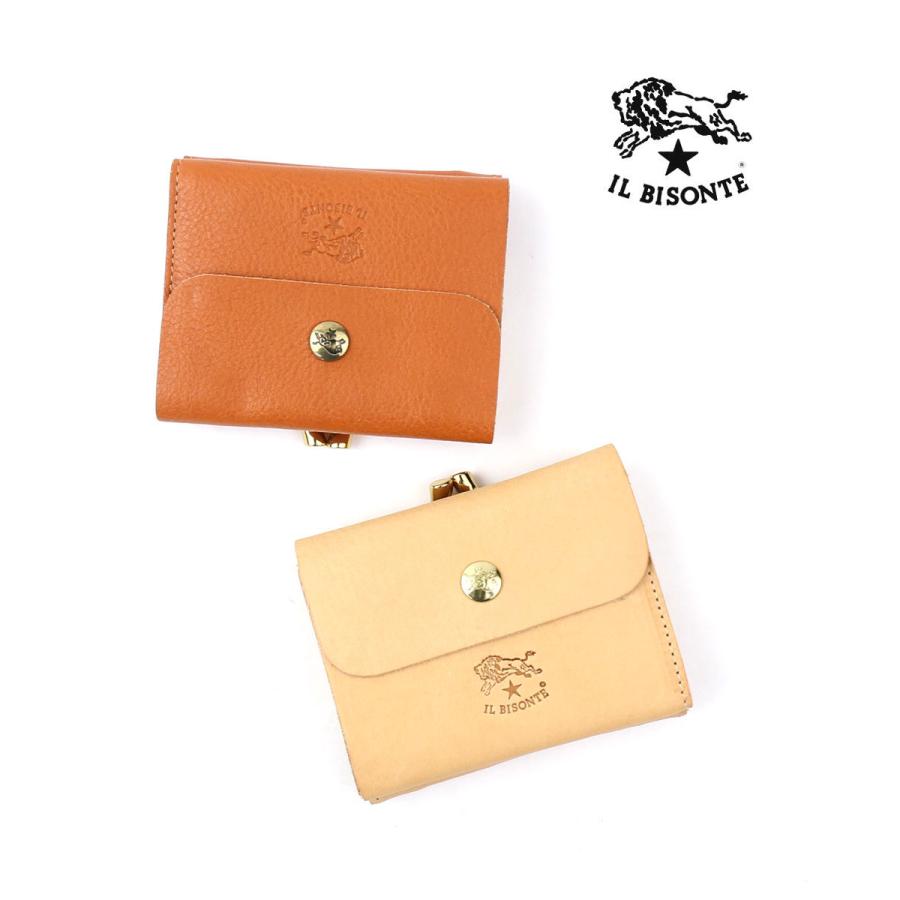 イルビゾンテ 二つ折りウォレット ミニ財布 IL BISONTE 54192304440 国内正規品 新作 送料無料 IL BISONTE（イルビゾンテ） 二つ折りウォレット ミニ財布 レディース