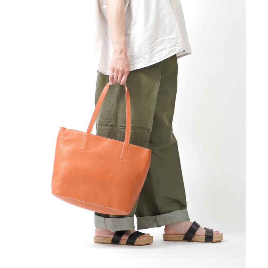 ILBISONTE トートバッグ スクエア レザー IL BISONTE イルビゾンテ スクエア トートバッグ レディース