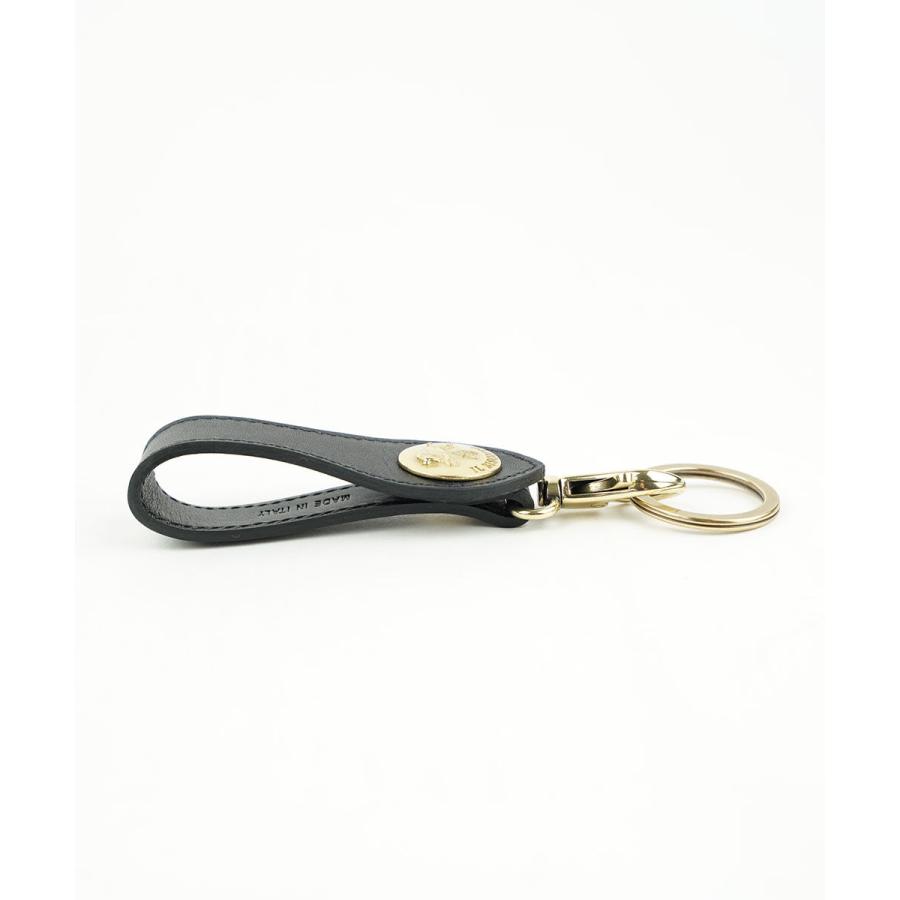 IL BISONTE（イルビゾンテ） バイソンロゴメダルキーリング レディース