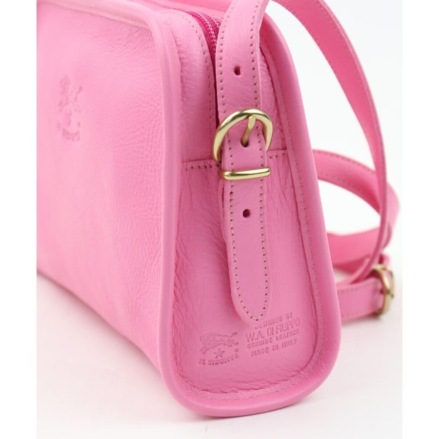 イルビゾンテ 本革クロスボディバック限定カラー シーウォーター