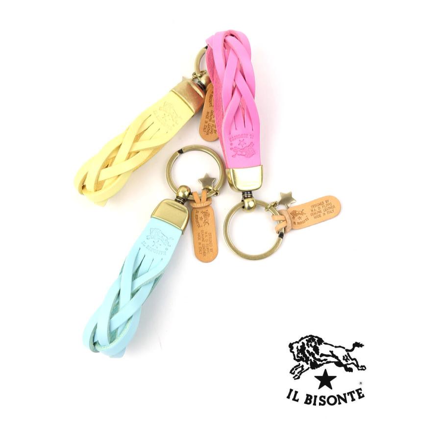 イルビゾンテ キーリング キーホルダー IL BISONTE 54222304350 国内正規品 メール便可能商品[M便 3/5] IL BISONTE（イルビゾンテ） キーリング キーホルダー レディース