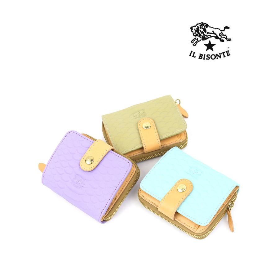 IL BISONTE（イルビゾンテ） 二つ折り財布 ウォレット レディース
